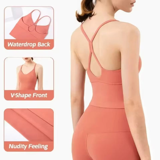 Sportswear Woman Gym Sports Bra and Leggings Woman 2 Piece Set Outifit Naked Feeling Female Fitness Clothing Women' Tracksuit